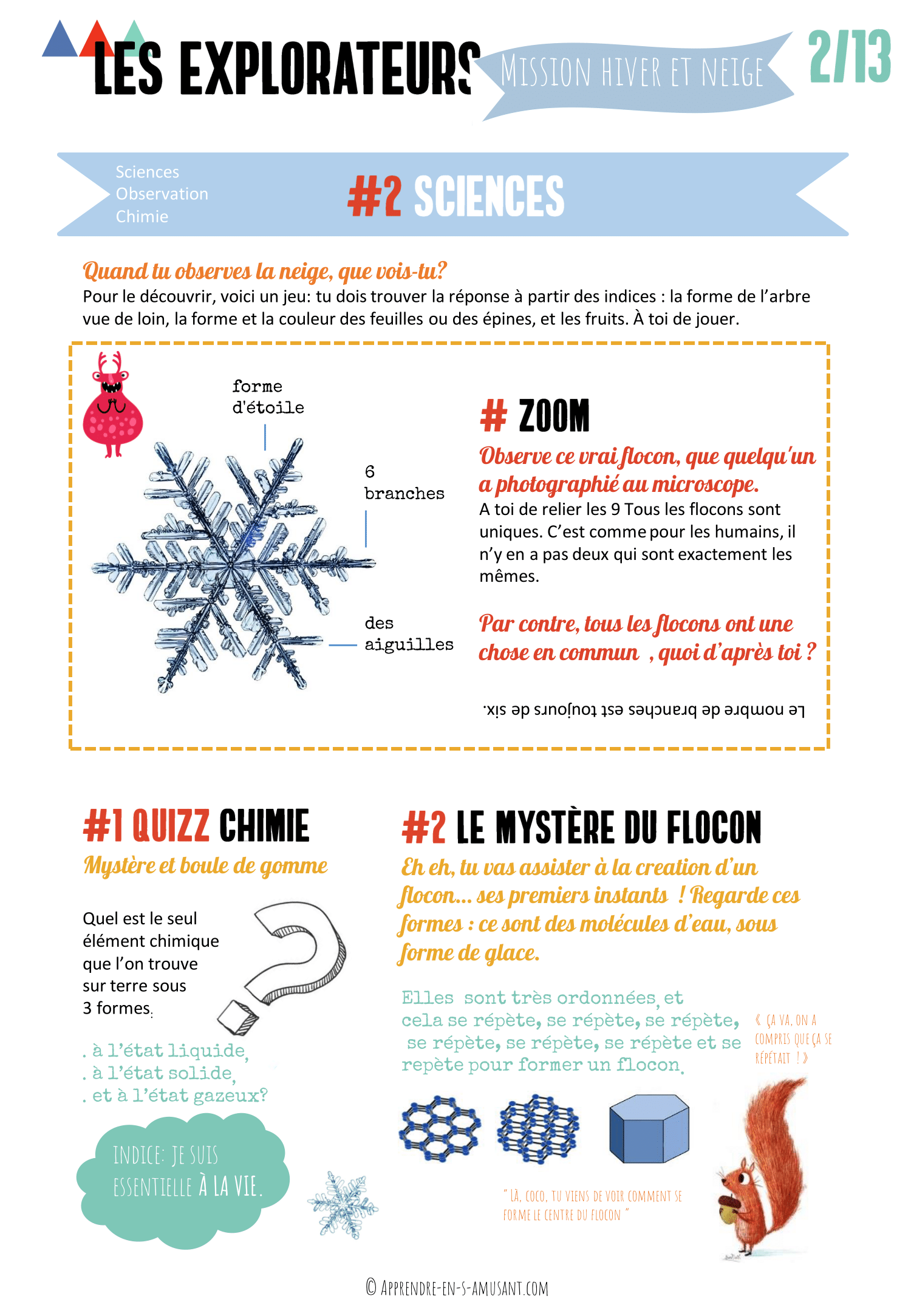 Kit d'inspiration Montessori PDF #4 Trésors cachés de l'hiver et émotions – Image 6