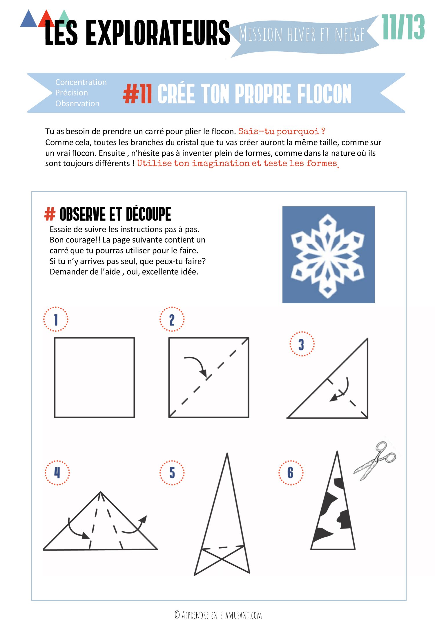Kit d'inspiration Montessori PDF #4 Trésors cachés de l'hiver et émotions – Image 4